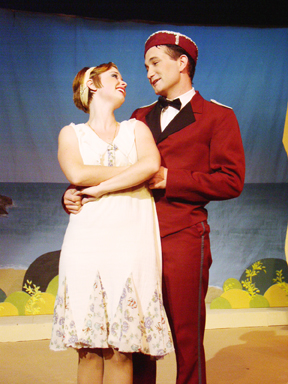 Polly (Meredith M. Sweeney) and Tony (Drew Fitzsimmons) 